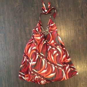 BCBGMaxAzria Halter dress